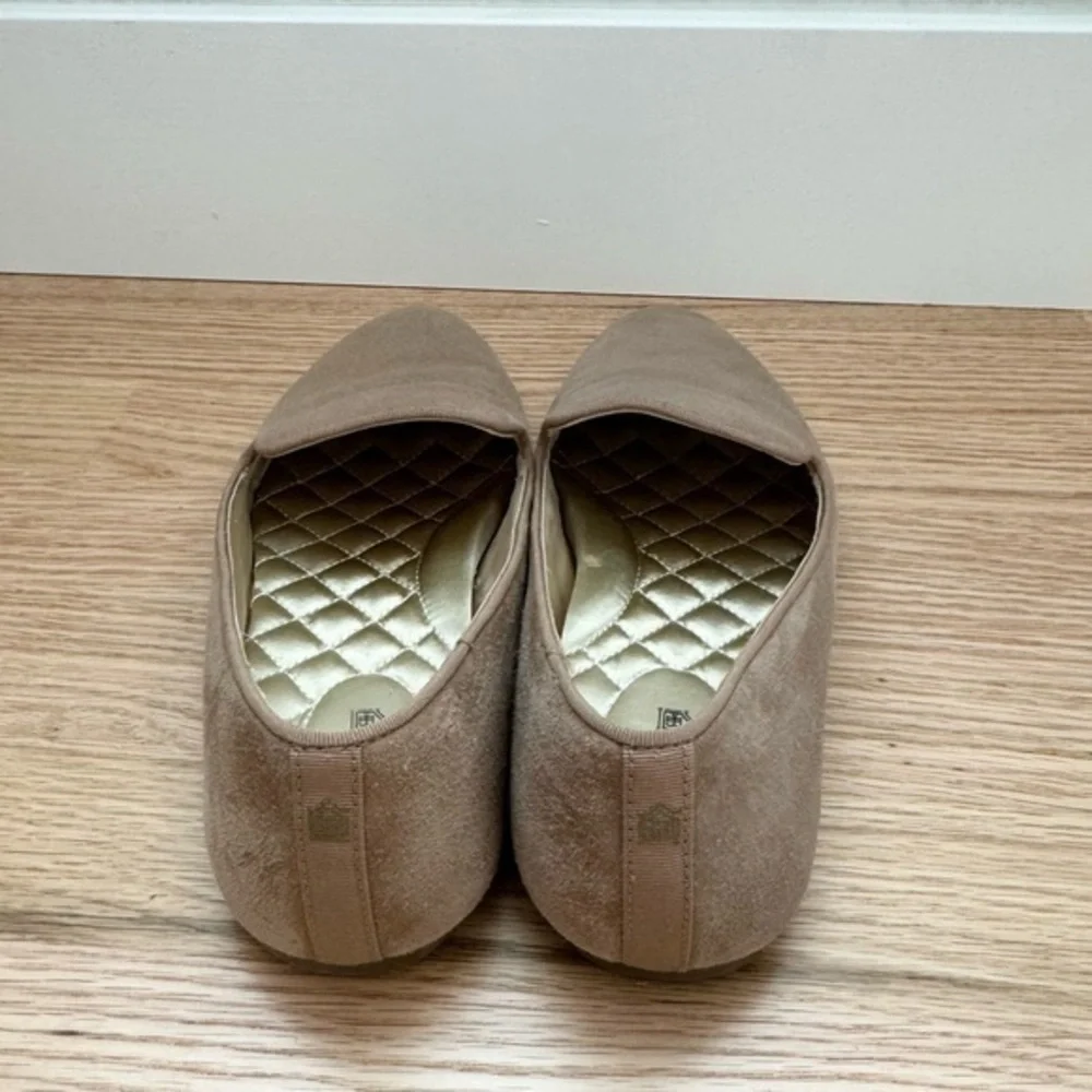 Birdies The Starling Latte Suede Leather Loafers Flats Size 7‎